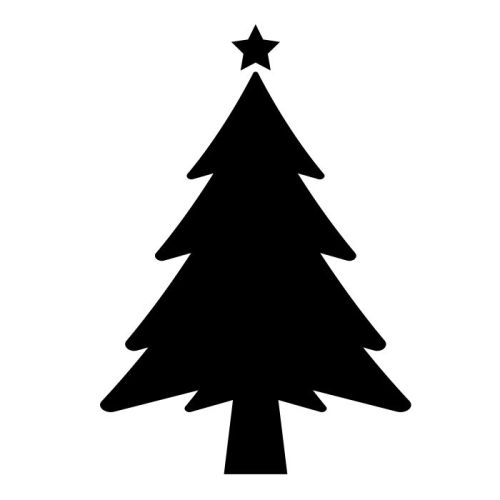 Veraangenamen rijk Reserve Kerstboom met ster sticker raamsticker muursticker