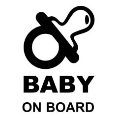 Baby on board speen autosticker