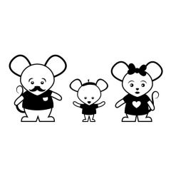 Familie muis