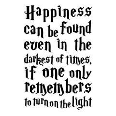 Harry potter - Happiness can be found