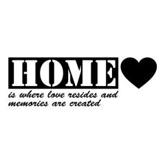 Home is where love resides