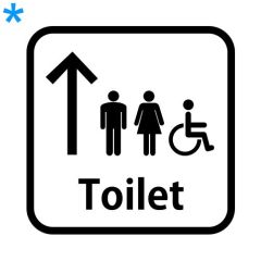 Toilet wc pictogram
