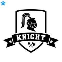 Knight ridder sticker deursticker