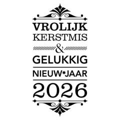 Vrolijk kerstmis met ornament