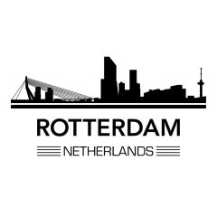 Rotterdam Netherlands skyline