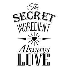 The secret ingrediënt love