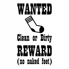 Wanted clean or dirty socks