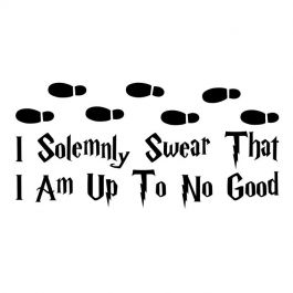 Harry potter - I solemnly swear sticker muursticker raamsticker