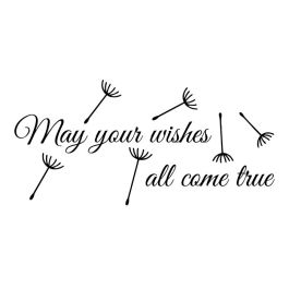 May your wishes all come true sticker muursticker