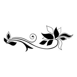 Little Deco Muursticker bloemen en bladeren DL5010 L