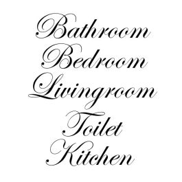 Set Woorden Huis Engels Stickerset
